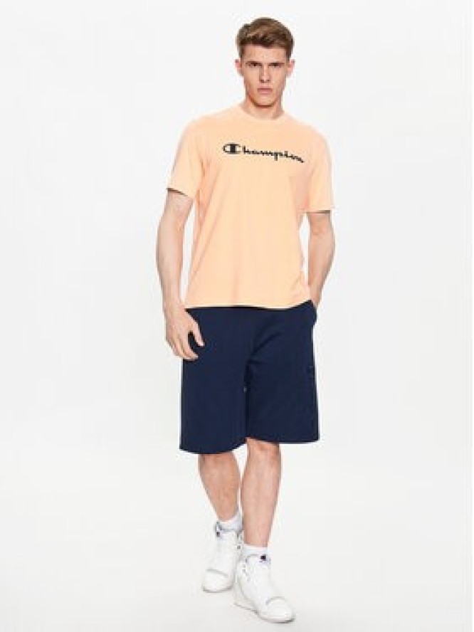 Champion Szorty sportowe 218489 Granatowy Regular Fit