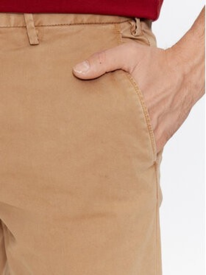Tommy Hilfiger Spodnie materiałowe Hampton MW0MW32568 Beżowy Slim Fit
