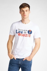 LEE HERITAGE TEE MĘSKI T-SHIRT BRIGHT WHITE L63QFQLJ