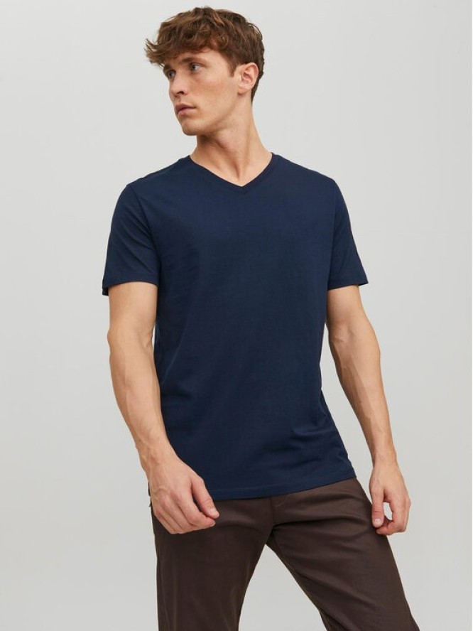 Jack&Jones T-Shirt Basic 12156102 Granatowy Standard Fit