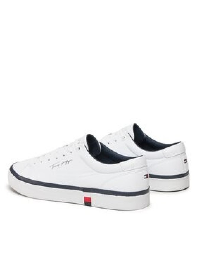 Tommy Hilfiger Sneakersy Modern Vulc Corporate Leather FM0FM04922 Biały