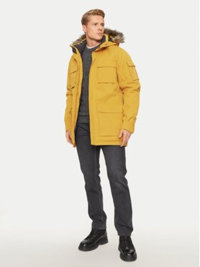 Jack Wolfskin Parka Glacier Canyon 1107674 Żółty Regular Fit