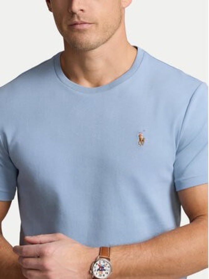 Polo Ralph Lauren T-Shirt 710740727080 Błękitny Slim Fit