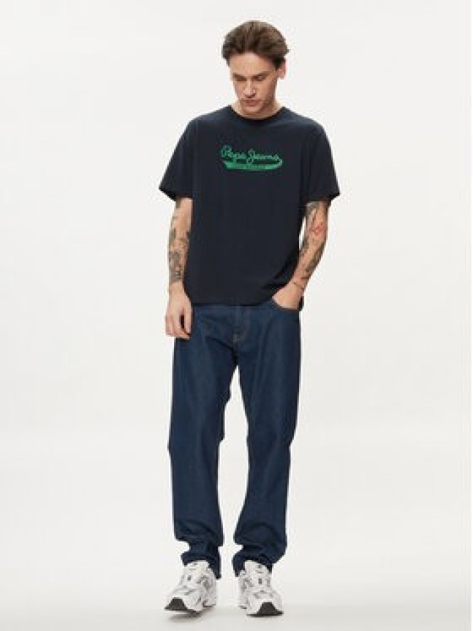 Pepe Jeans T-Shirt Claude PM509390 Granatowy Regular Fit