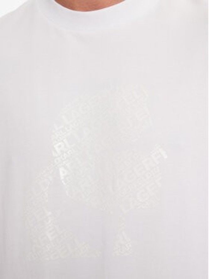 KARL LAGERFELD T-Shirt 755059 544221 Biały Regular Fit