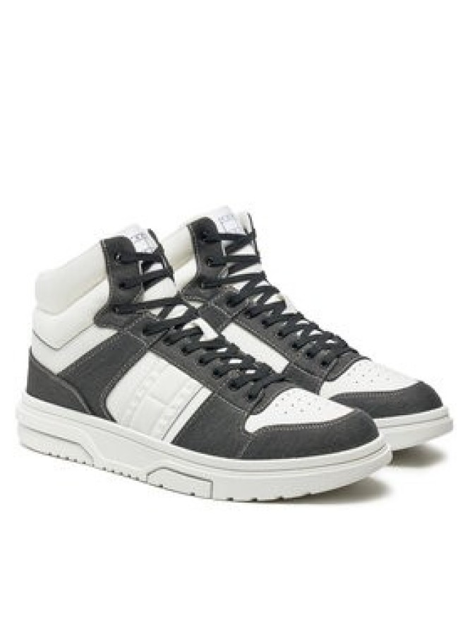 Tommy Jeans Sneakersy The Brooklyn Mid Top EM0EM01430 Czarny