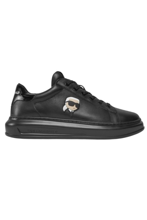 KARL LAGERFELD Czarne sneakersy Kapri Mens Nft Lo Lace