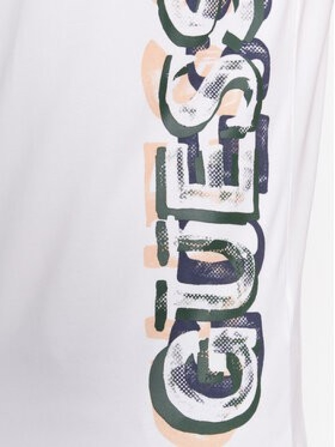 Guess T-Shirt M3BI73 J1314 Biały Slim Fit