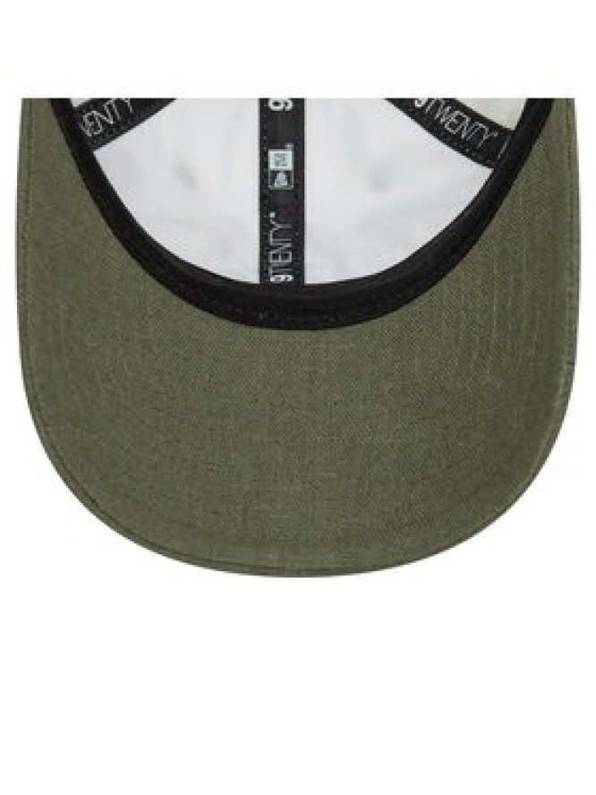 New Era Czapka z daszkiem Linen Script 920 Ne 60503545 Écru