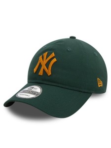 New Era Czapka z daszkiem New York Yankees League Essential 60580678 Zielony