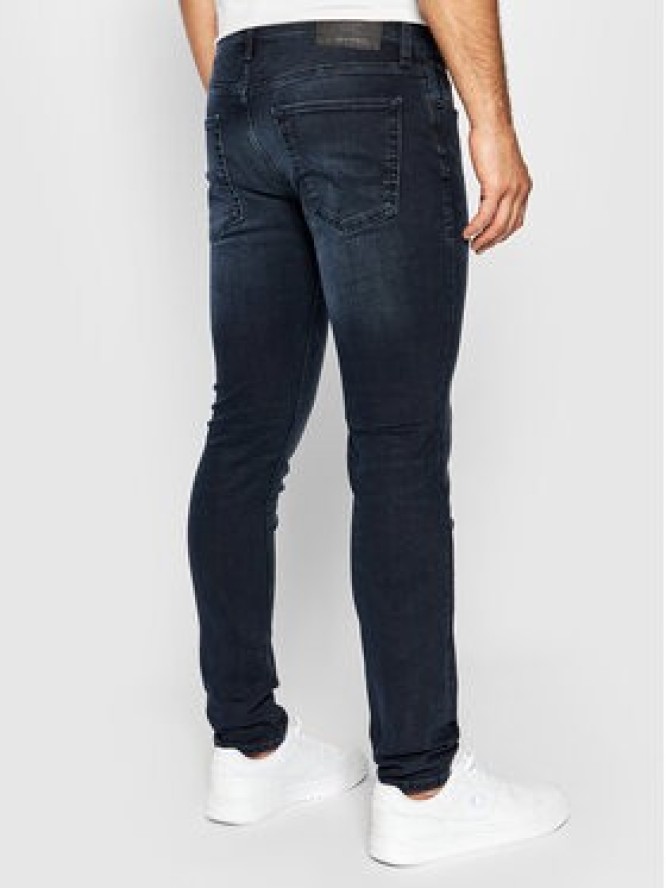 Jack&Jones Jeansy Liam Original Agi 12166852 Granatowy Skinny Fit