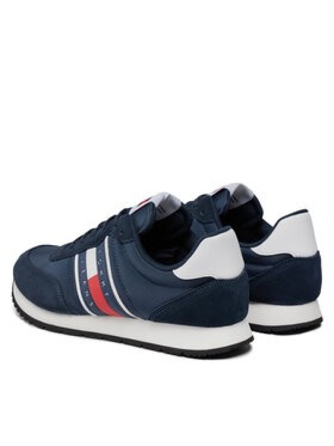 Tommy Jeans Sneakersy Tjm Runner Casual Ess EM0EM01351 Granatowy