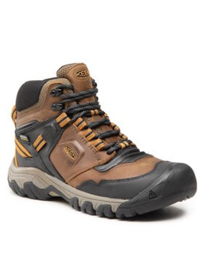 Keen Trekkingi Ridge Flex Mid Wp M 1025666 Brązowy