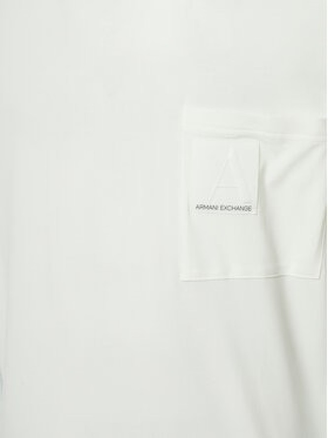 Armani Exchange T-Shirt 6DZMJC ZJXHZ 1116 Biały Regular Fit