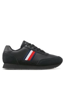 Tommy Hilfiger Sneakersy Core Eva Runner Corporate Lea FM0FM04397 Czarny