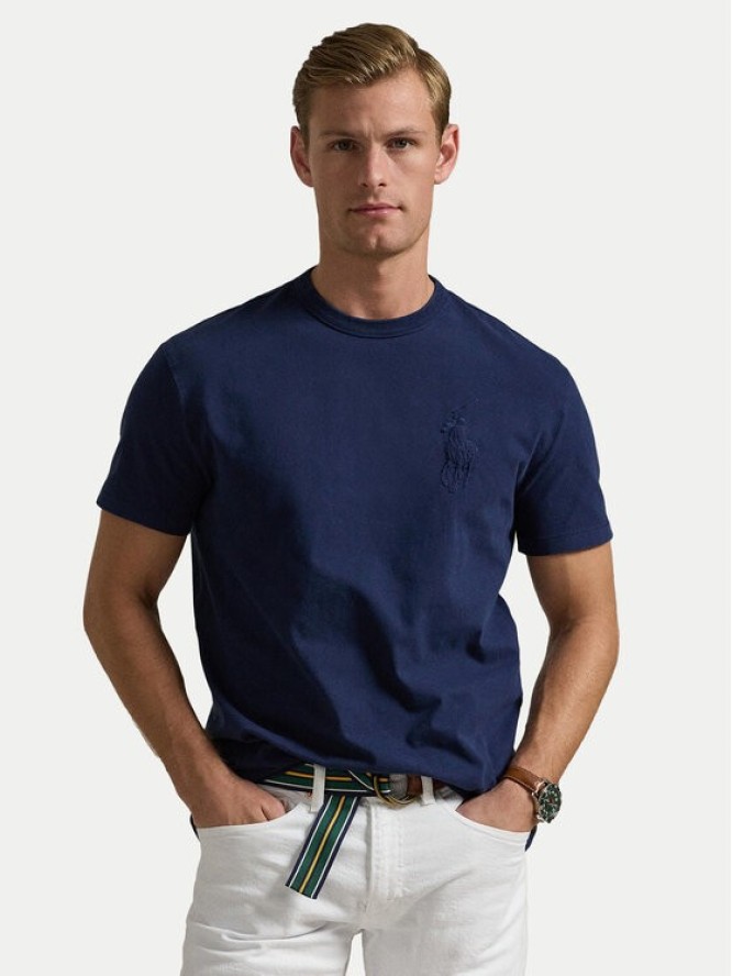 Polo Ralph Lauren T-Shirt 710936509004 Granatowy Classic Fit