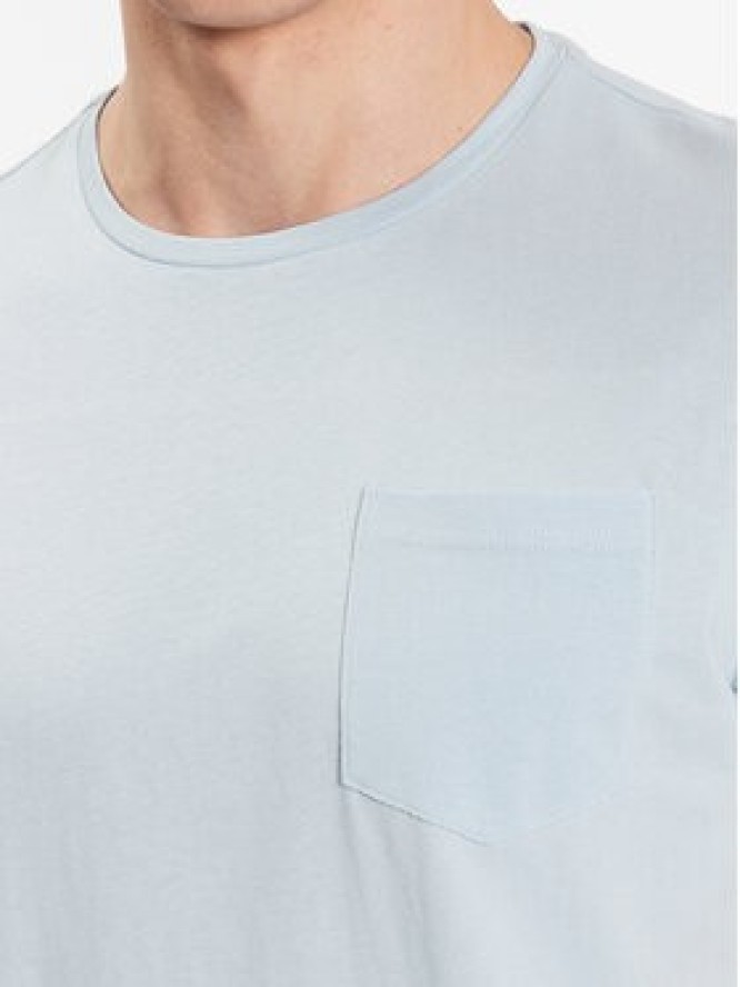 Blend T-Shirt 20715011 Błękitny Regular Fit