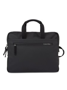 Calvin Klein Torba na laptopa Rubberized Slim Conv Laptop Bag K50K510796 Czarny