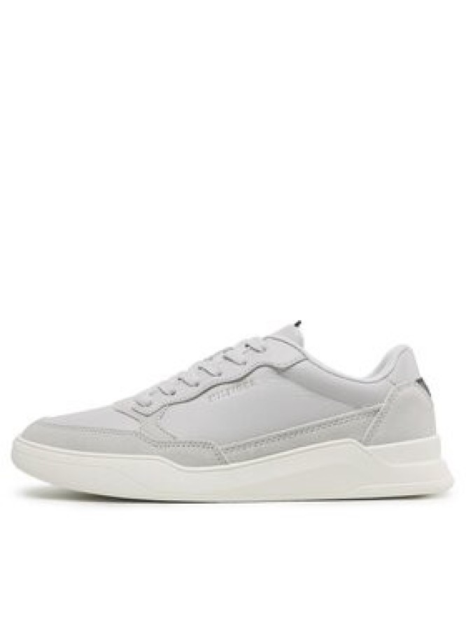 Tommy Hilfiger Sneakersy Elevated Cupsole Leather Mix FM0FM04358 Szary