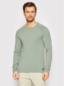 Jack&Jones Sweter Hill 12157321 Zielony Regular Fit