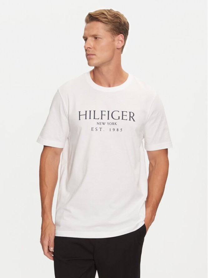 Tommy Hilfiger T-Shirt MW0MW36499 Biały Regular Fit