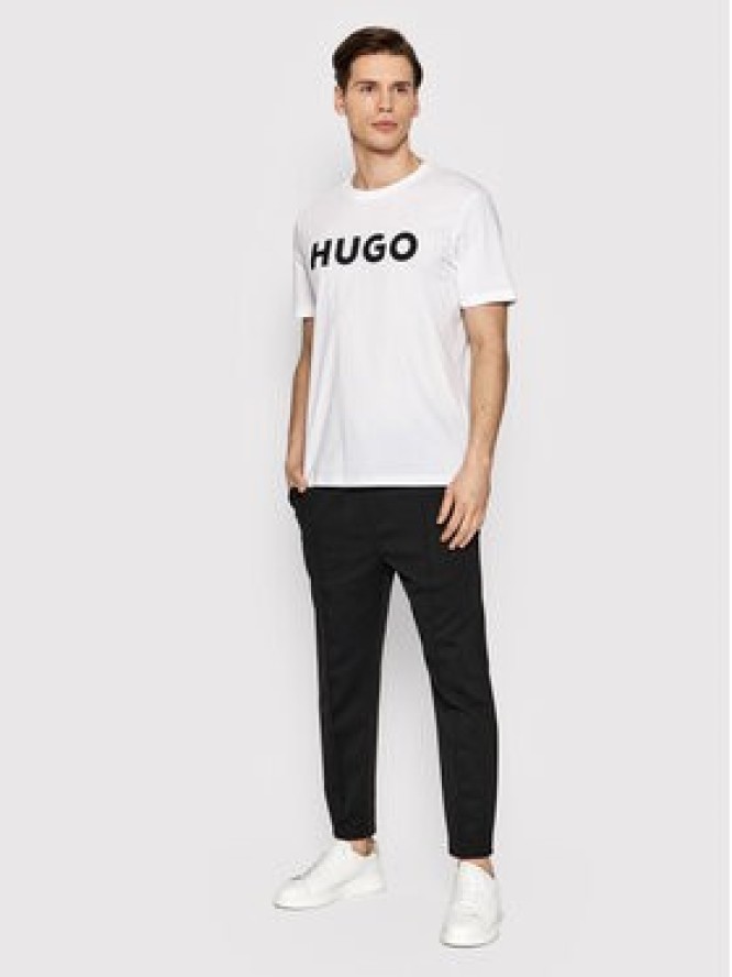 Hugo T-Shirt Dulivio 50467556 Biały Regular Fit