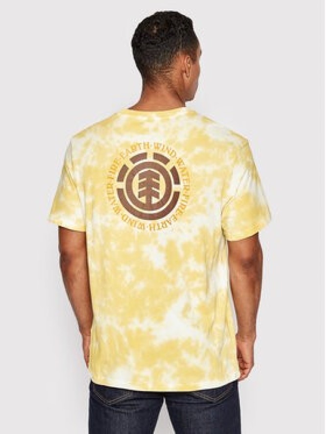 Element T-Shirt Seal BP TD C1SSJ7 Żółty Regular Fit