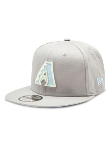 New Era Czapka z daszkiem Pastel Patch 60358062 Szary