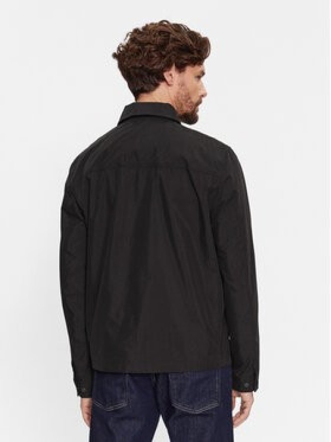 Calvin Klein Kurtka przejściowa Recycled Light Shirt Jacket K10K107136 Czarny Regular Fit