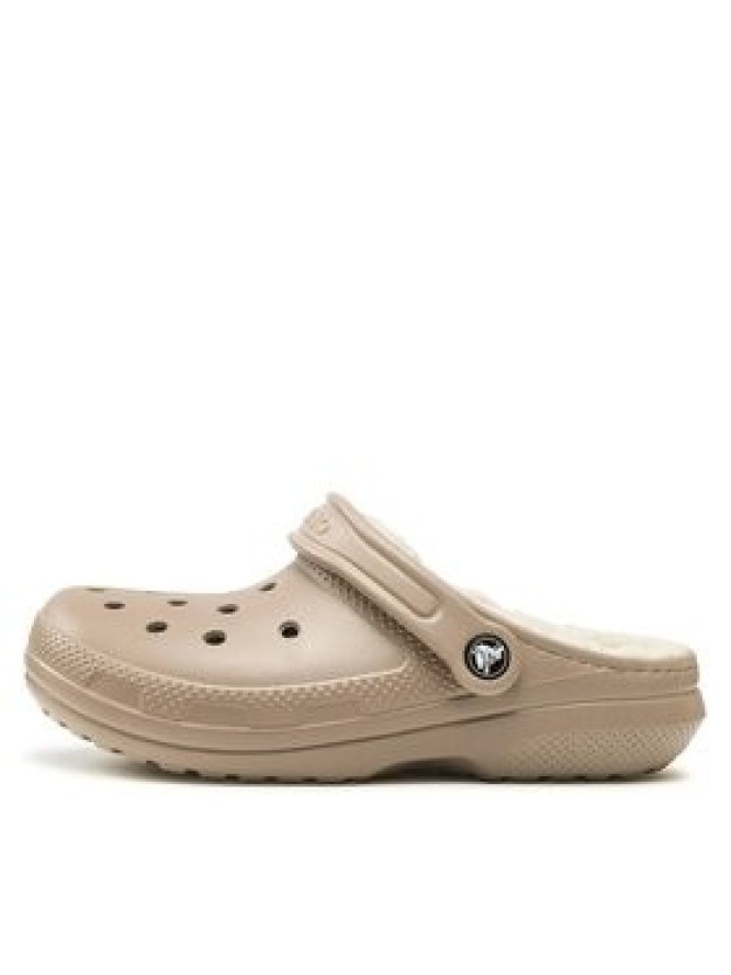 Crocs Klapki Crocs Classic Lined Clog 203591 Beżowy