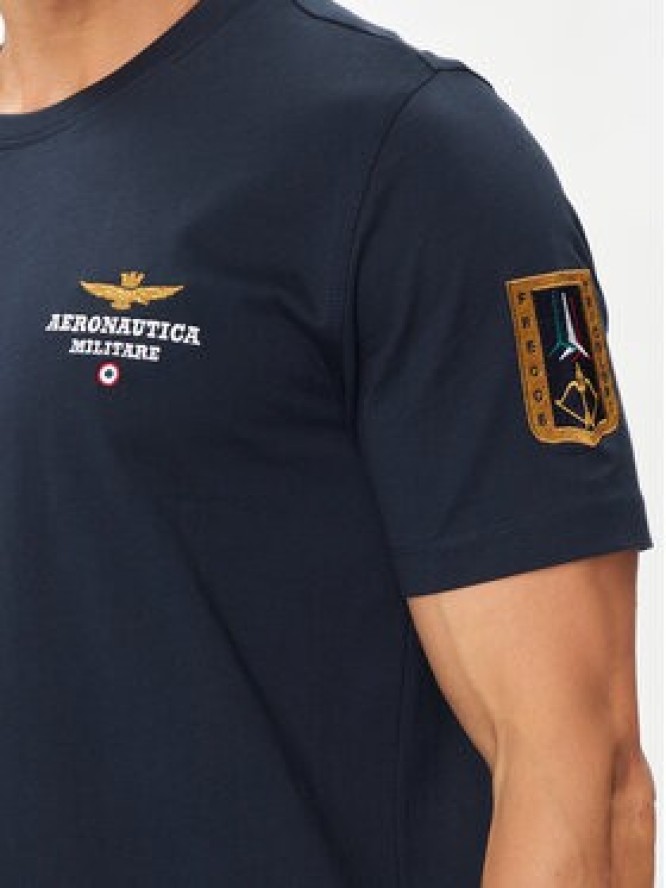 Aeronautica Militare T-Shirt 241TS2230J592 Granatowy Regular Fit
