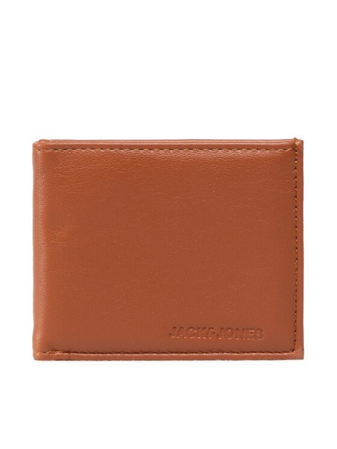 Jack&Jones Mały Portfel Męski Jaczack Wallet 12213118 Brązowy