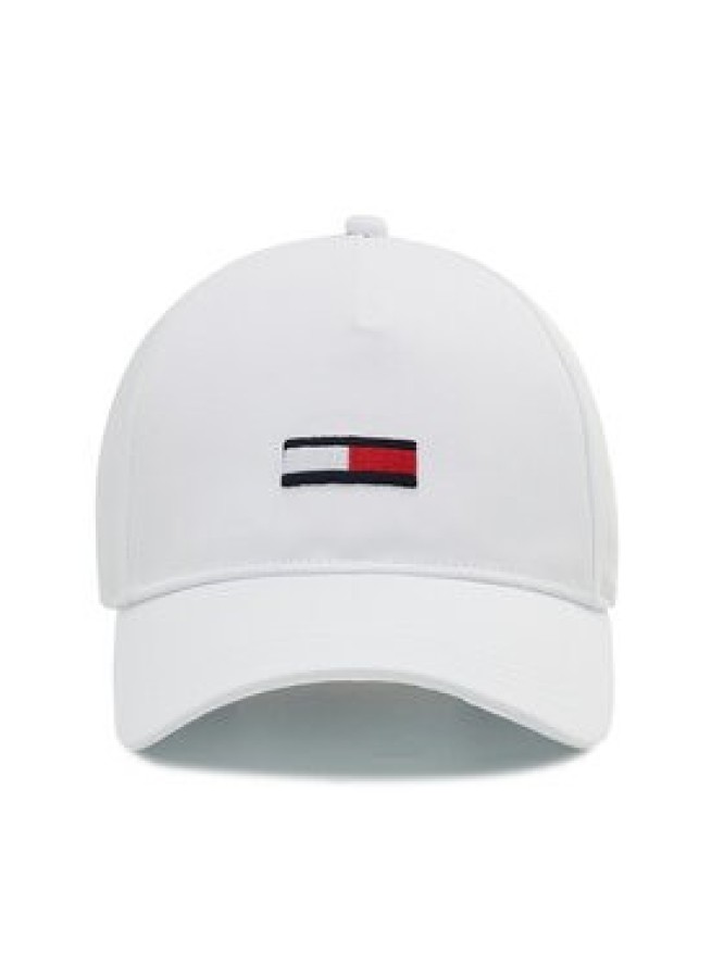 Tommy Jeans Czapka z daszkiem Tjm Flag Cap AM0AM08496 Biały