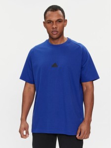 adidas T-Shirt Z.N.E. IR5232 Granatowy Loose Fit