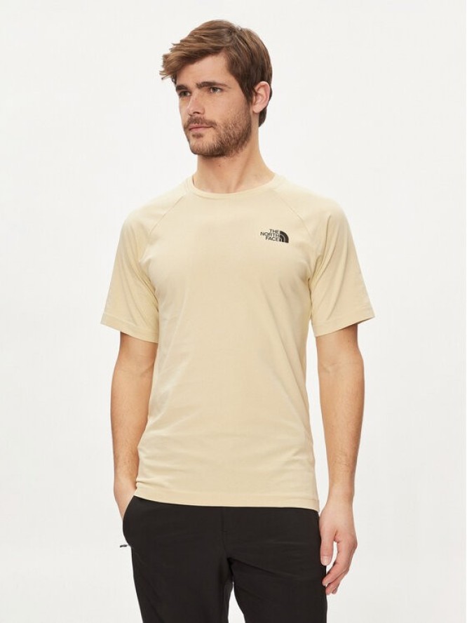 The North Face T-Shirt NF0A87NU Beżowy Regular Fit