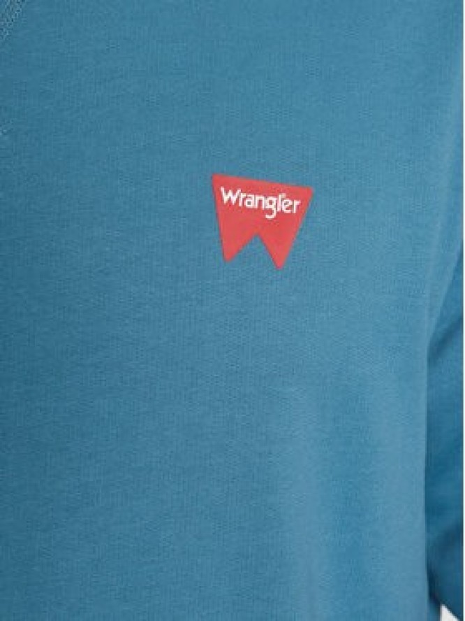 Wrangler Bluza Sign Off 112341203 Niebieski Regular Fit