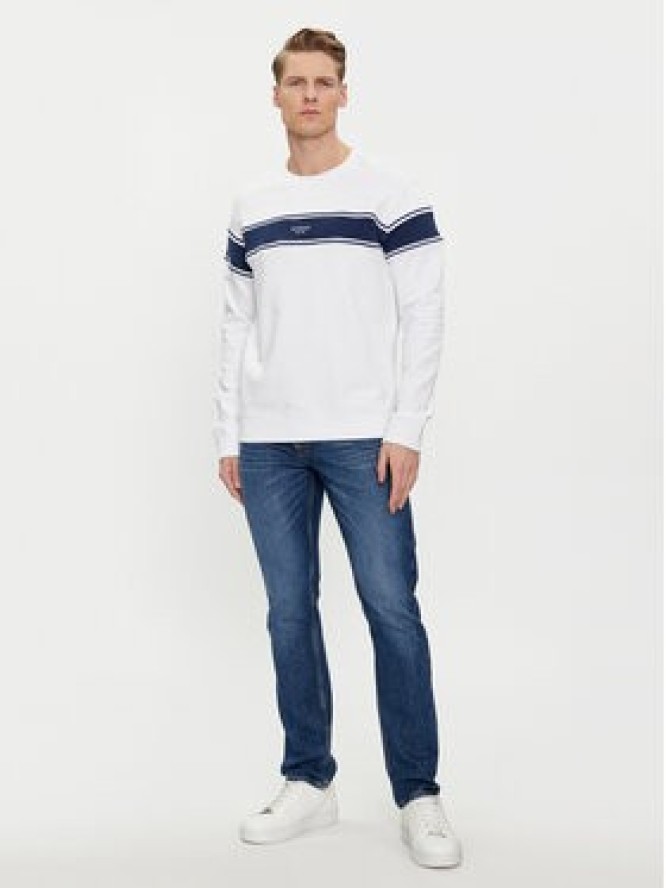 Guess Sweter M4GQ16 KC6W1 Biały Regular Fit