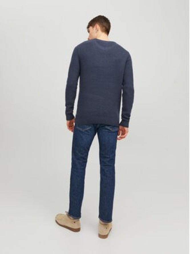 Jack&Jones Sweter 12236314 Granatowy Regular Fit