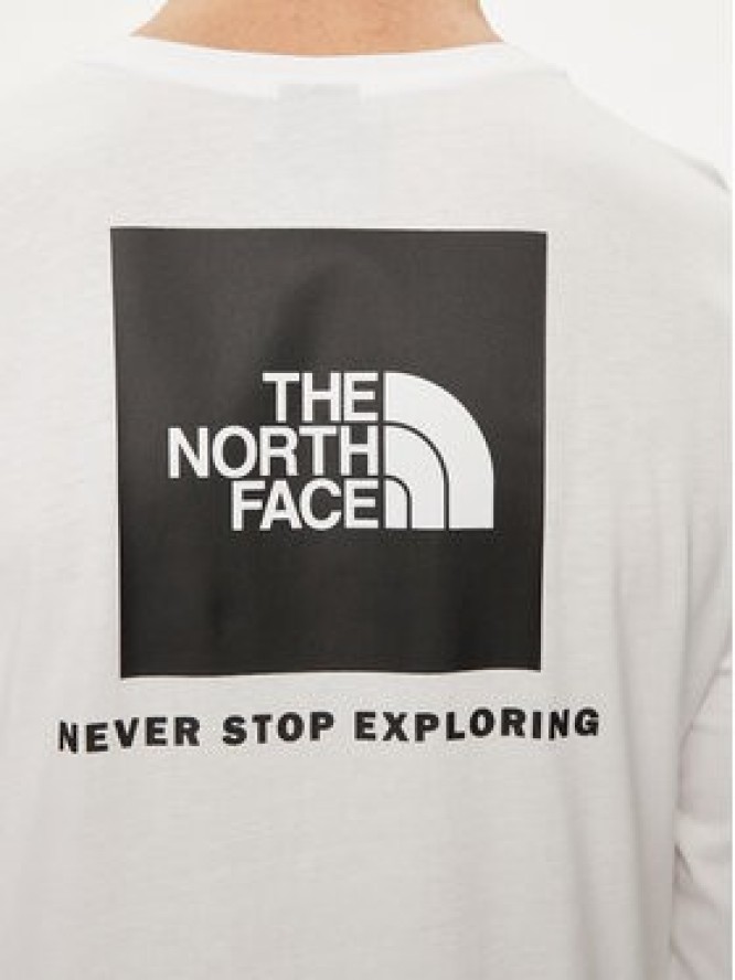 The North Face Longsleeve Redbox NF0A87NN Biały Regular Fit