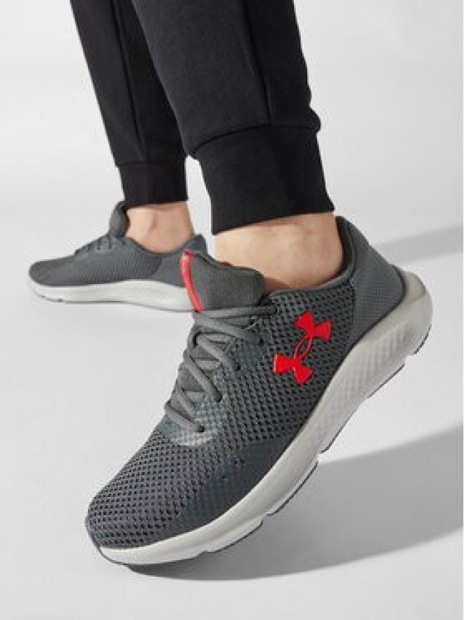 Under Armour Buty do biegania UA Charged Pursuit 3 3024878-108 Szary