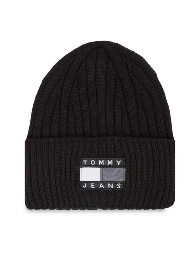 Tommy Jeans Czapka Tjm Heritage Archive Beanie AM0AM11689 Czarny