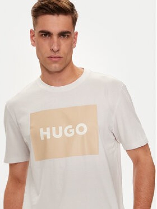 Hugo T-Shirt Dulive222 50467952 Écru Regular Fit