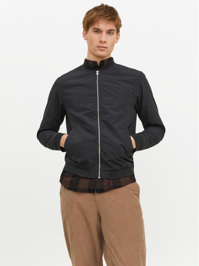 Jack&Jones Kurtka bomber Roy 12237749 Czarny Regular Fit