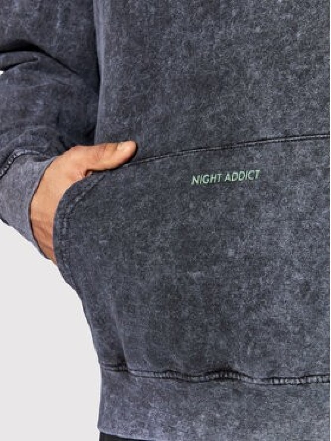 Night Addict Bluza MSS-NA412LOST Szary Relaxed Fit