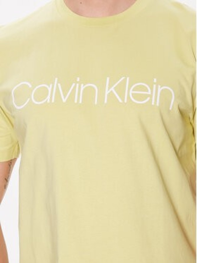 Calvin Klein T-Shirt Front Logo K10K103078 Żółty Regular Fit