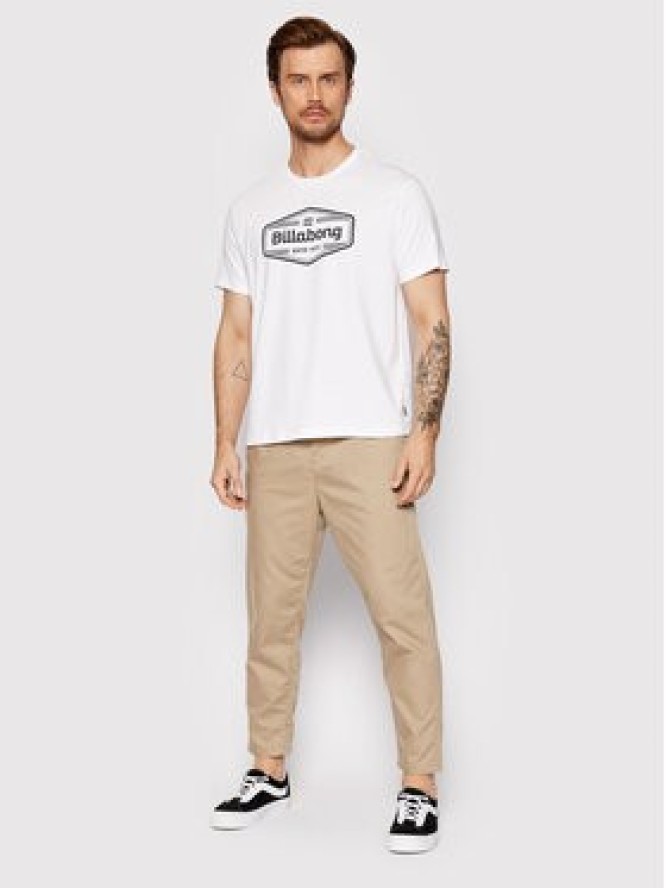 Billabong T-Shirt Trademark C1SS62 BIP2 Biały Regular Fit