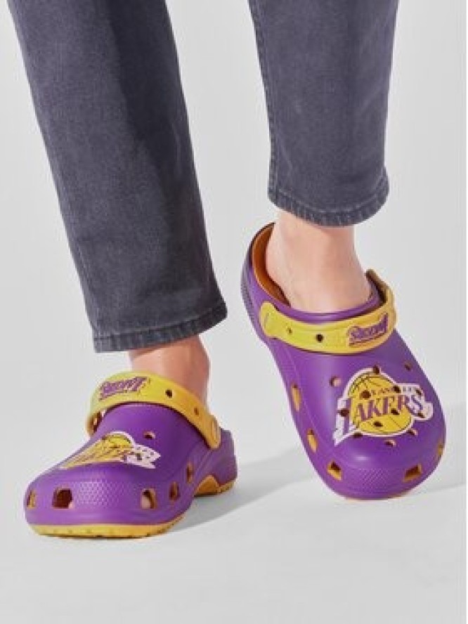 Crocs Klapki Crocs Classic Nba Los Angeles Lakers Clog 208650 Granatowy