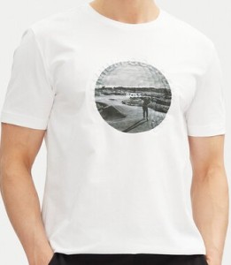 BOSS T-Shirt Graphic Heritage 50537847 Biały Regular Fit