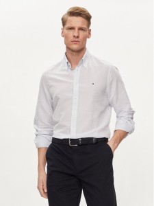 Tommy Hilfiger Koszula MW0MW34632 Błękitny Slim Fit