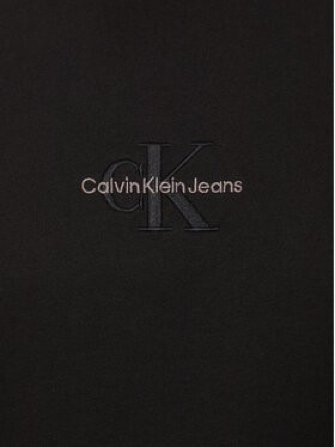 Calvin Klein Jeans T-Shirt Monologo J30J325649 Czarny Regular Fit